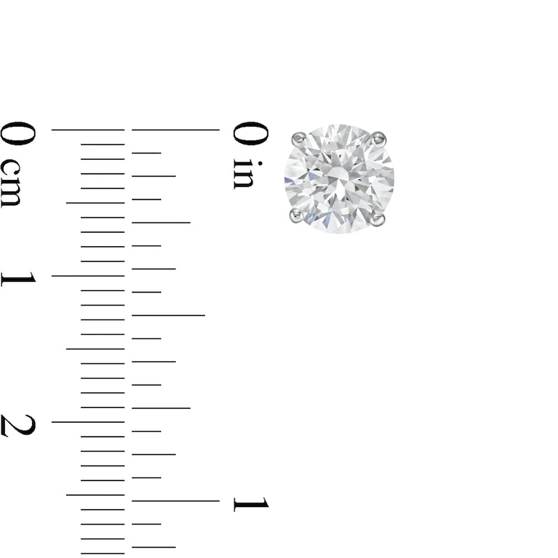 3.00 CTW Lab-Grown Diamond Stud Earrings – 14K White/Yellow Gold, G/VS, AGI Certified