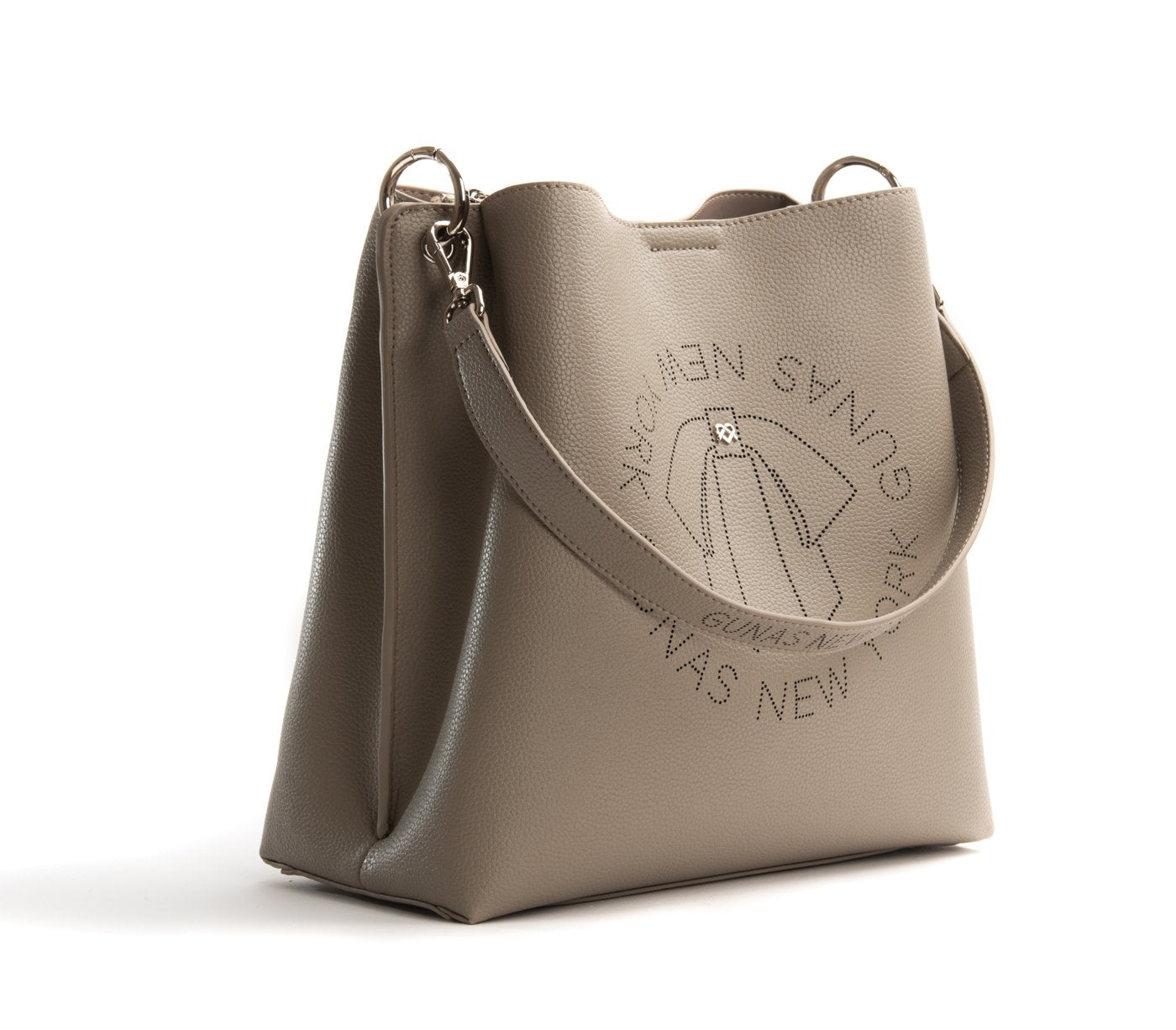 Tabitha Bucket Bag – Grey | GUNAS New York