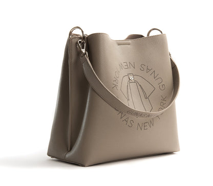 Tabitha Bucket Bag – Grey | GUNAS New York