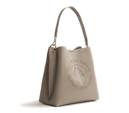 Tabitha Bucket Bag – Grey | GUNAS New York